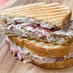 Thanksgiving Turkey Reuben Panini