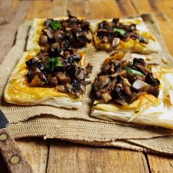Caramelized Onion and Mushroom Tart