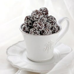 Rum Coconut Truffles