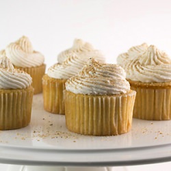 Eggnog Cupcakes w/ Rum Buttercream