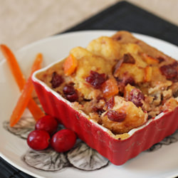 Cranberry Orange Bread Pudding