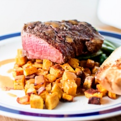 Beef Tenderloin with Espagnole Sauce