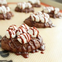 Marshmallow Brownie Cookies