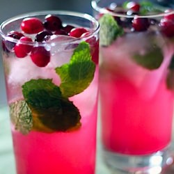Cranberry Mojitos
