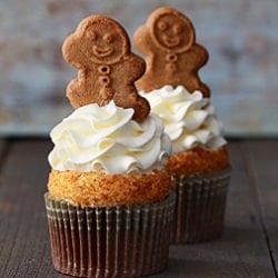 Gingerbread Latte Cupcakes