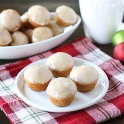 Egg Nog Doughnut Muffins