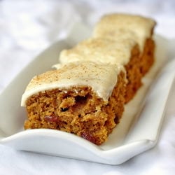 Ginger Raisin Cake Bars