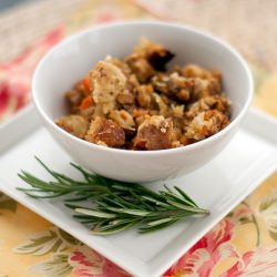 Fennel, Apple, Sausage Stuffing