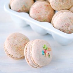 Fruity Pebble Macarons