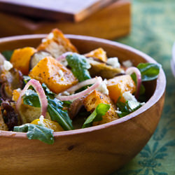 Butternut Squash Panzanella Salad
