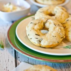 Baked Savory Cream Cheese Donuts