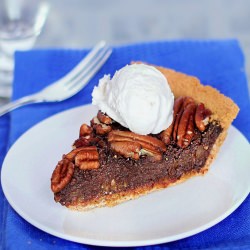 Healthy Chocolate Pecan Pie