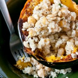 Quinoa Stuffed Acorn Squash