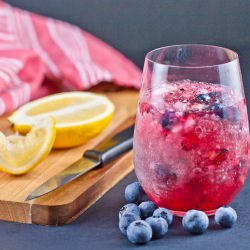 Blueberry Gin and Tonic