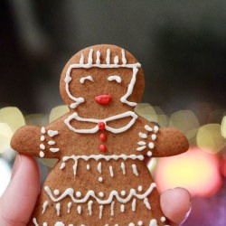 Gingerbread Girl in Lace Dress