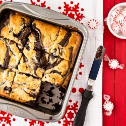 Peppermint Cheesecake Brownies
