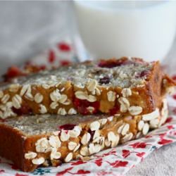 Cranberry Oat Banana Bread