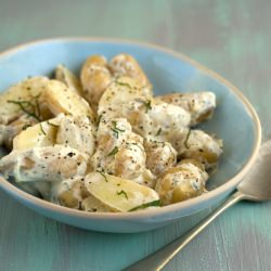 Potato Salad w/ Mint, Lemon