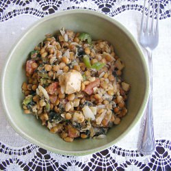 Ensalada de Lentejas y Espinacas