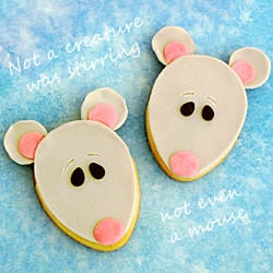 Christmas Mouse Cookies