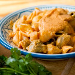 Spicy Shells and Cheez