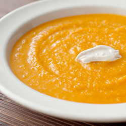 Butternut Squash Soup +  Seeds