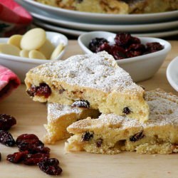 Cranberry White Choc Shortbread