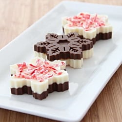 Snowflake Peppermint Bark