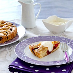 Pear and Red Fruit Cake