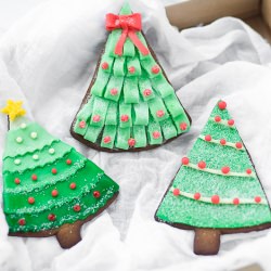 Gingerbread Tree Cookies