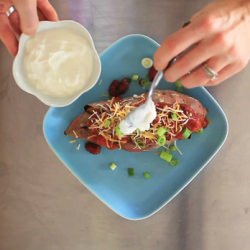 Loaded Sweet Potatoes