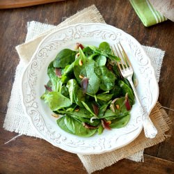 Wilted Spinach Salad
