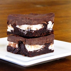 Fudgy York Peppermint Brownie