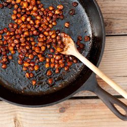Honey Glazed Chickpeas