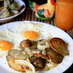German Fried Potatoes and Onions