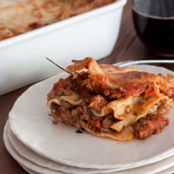 Three Meat Lasagna