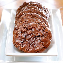 Flourless Chocolate Walnut Cookie