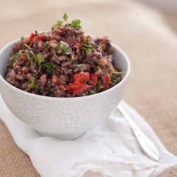 Baked Rice with Herbs and Veggies