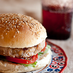 Chicken Burger & Homemade Bread