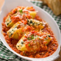 Kale & Ricotta Stuffed Shells