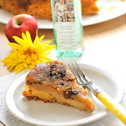 Upside Down Apple Pie with Raki