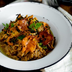 Roasted Mushroom Risotto
