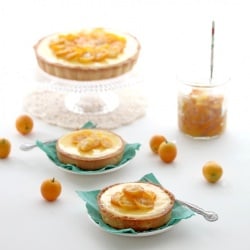 Candied Kumquat Lemon Tart