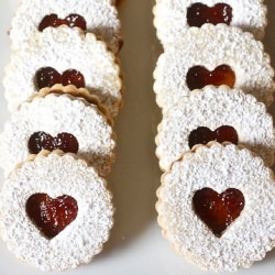 Pecan Linzer Cookies