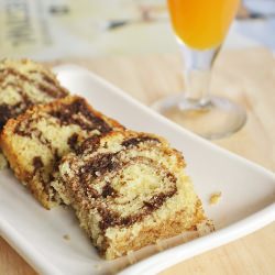 Eggless Marble Cake