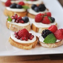 Sweet Berry Bruschetta
