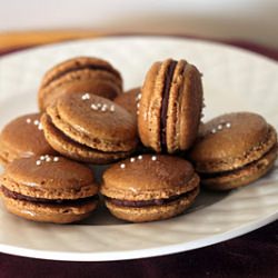 Peppermint Mocha Macarons