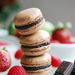Chocolate Macarons