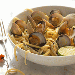 Turmeric & Habanero Clam Linguine