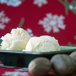 Homemade Eggnog (Ice Cream)
